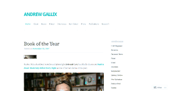 Desktop Screenshot of andrewgallix.com