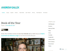 Tablet Screenshot of andrewgallix.com